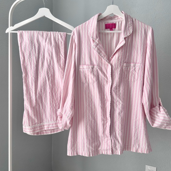 Vintage Victoria's Secret Cotton Striped Pajama Set - Picture 11 of 11